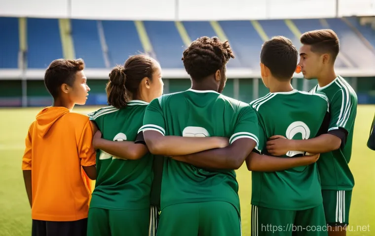 스포츠지도사 실무 사례 모음 - **Mental Support on the Sidelines**
    "A compassionate sports coach, a woman in her late 40s with ...